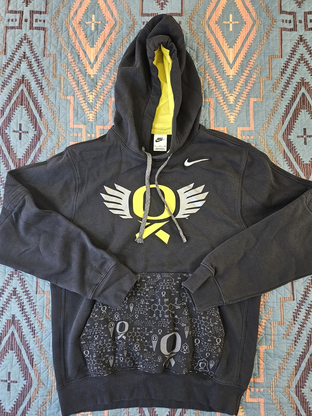 Nike Oregon Ducks Flight + Fight Cancer Awareness Hoodie